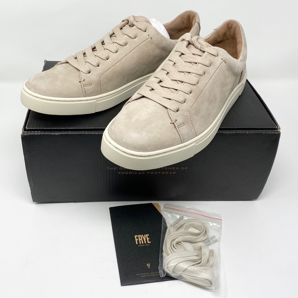 Frye Ivy Low Lace Sneaker Taupe